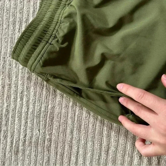 Polo Ralph Lauren Traveler icon logo swim shorts in olive green XXL - Picture 10 of 12